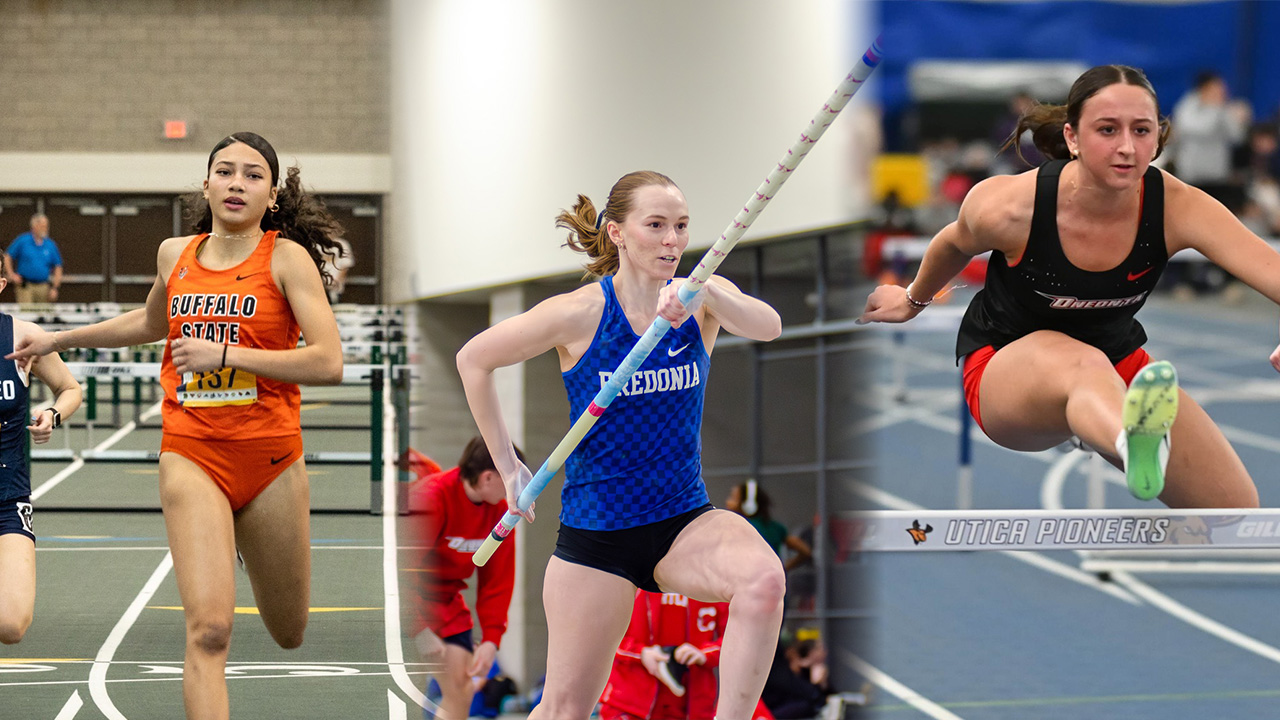 2025 SUNYAC Women's Indoor Track & Field Top Awards Announced