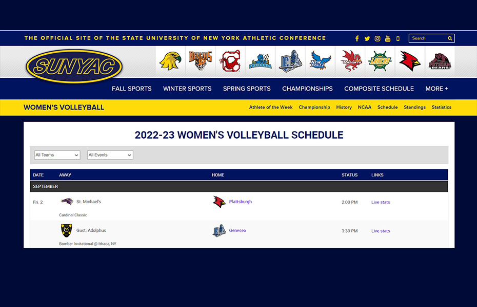 VOLLEYBALL TO START 2022 COMPETITION SEPT. 2