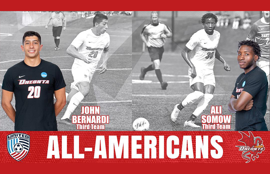 Oneonta's Bernardi and Somow Recieve All-American Honors