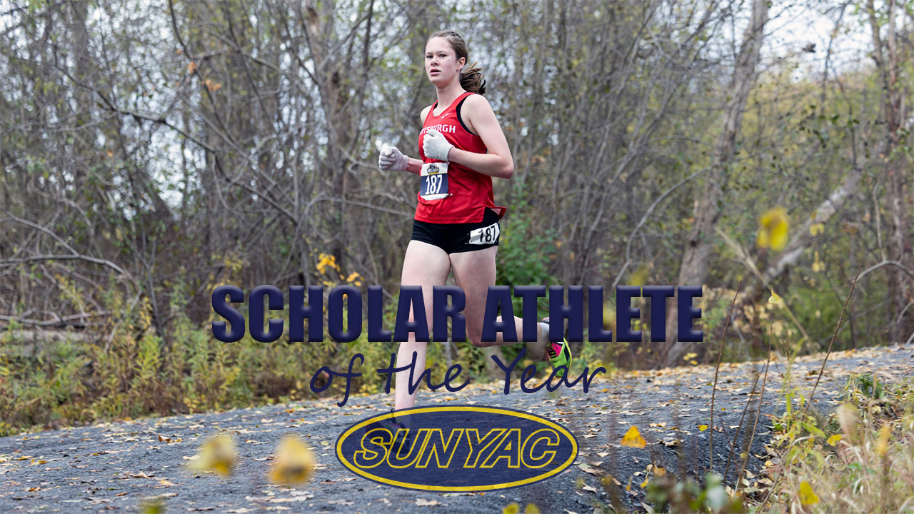 Estus Earns SUNYAC Women's Cross County Scholar Athlete of the Year Honors